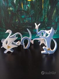 Set animali collezione Royal Dux Bohemia 