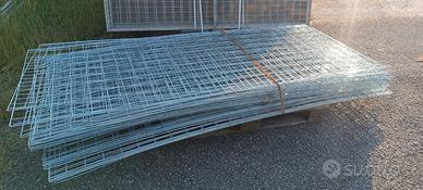 pannelli in rete metallica zincata 250x100 cm