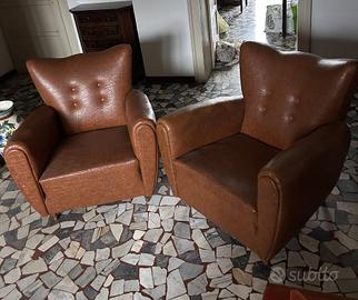 Coppia Poltrone Vintage Anni '50