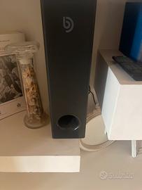 Sound bar e subwoofer bomaker