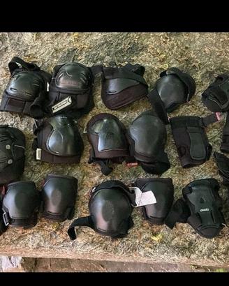 Protezioni complete per rollerblade/skateboard