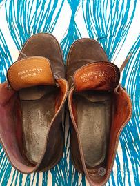 scarpe clarks marroni 