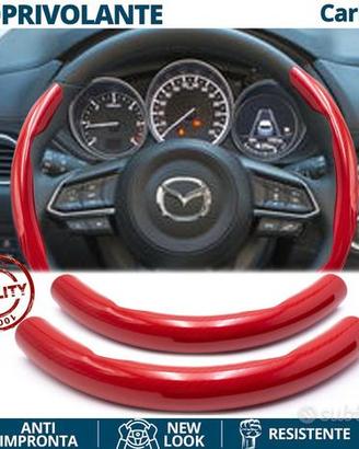 COPRIVOLANTE per MAZDA in FIBRA CARBONIO Rosso