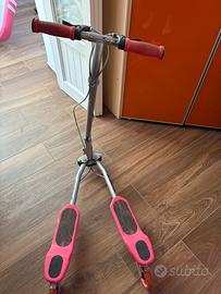 Monopattino tre ruote vmoove/fliker fucsia grigio
