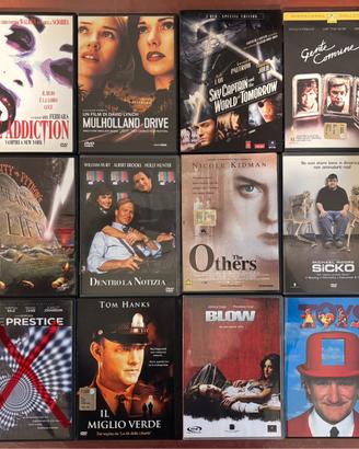 22 DVD film vari, mai usati o visti una sola volta