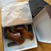 Tronchetti tacco alto pelle made in Italy