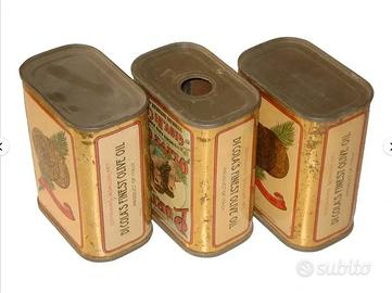 scatola latta fusto di olio termini imerese antica