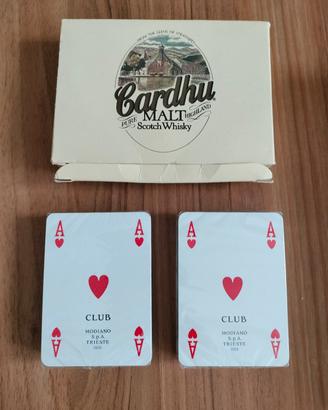 Carte da gioco Modiano "Cardhu" vintage 