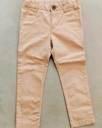 Pantaloni stile chino H&M beige bambino - tg. 98