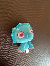 Cry Babies Pets - Dinosauro Triceratopo azzurro