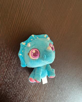 Cry Babies Pets - Dinosauro Triceratopo azzurro