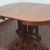 TAVOLO IN LEGNO ROTONDO ALLUNGABILE