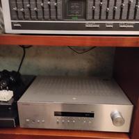 amplificatore Yamaha 100watt + equalizzatore jvc