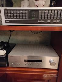amplificatore Yamaha 100watt + equalizzatore jvc