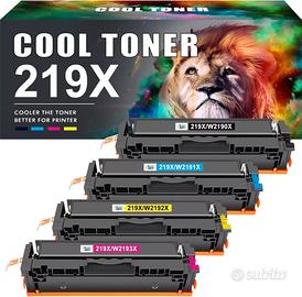 Cool Toner 219x toner 4-pack compatibili HP 219X