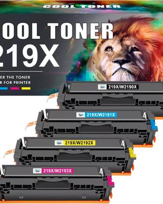 Cool Toner 219x toner 4-pack compatibili HP 219X