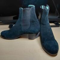 scarpe da flamenco uomo in camoscio