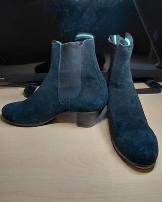 scarpe da flamenco uomo in camoscio