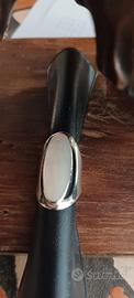 anello argento e madreperla vintage