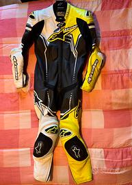Tuta moto in pelle Alpinestars GP Plus V2