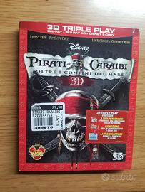 cofanetto blu ray pirati dei Caraibi 2d e 3d