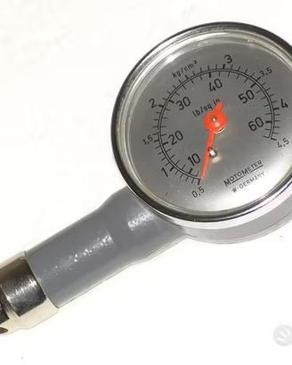 Manometro pressione gomme MotoMeter - W. Germany
