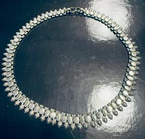 Collana argento indiano lavorata