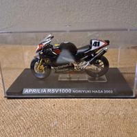 Modellino moto Aprilia RSV 1000 scala 1/43