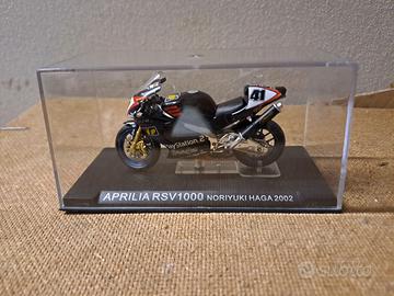 Modellino moto Aprilia RSV 1000 scala 1/43