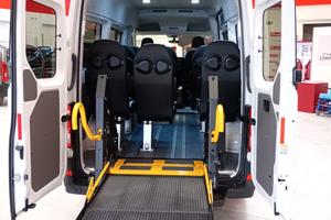 Man TGE allestito per trasporto disabili carrozzin