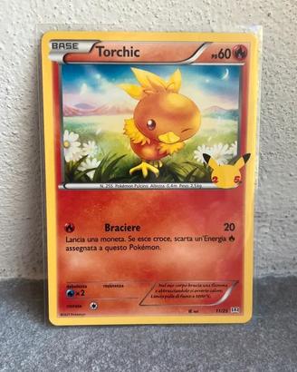 Pokémon Torchic 11/25 McDonald’s 25th Anniversario