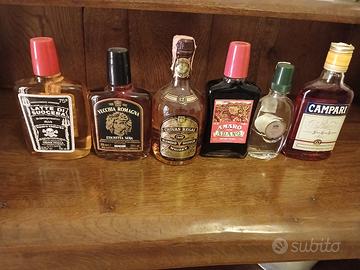 bottiglie mignon da collezione 