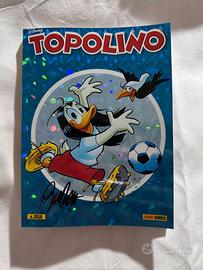 Topolino variant scudetto comicon autografo