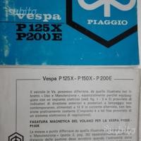 Libretto uso manutenzione px senza frecce 125 200