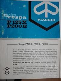 Libretto uso manutenzione px senza frecce 125 200