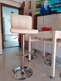 4 sedie in similpelle bianche Solo consegna person