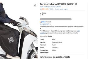 Copri gamba per scooter