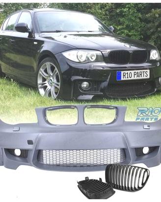 PARAURTI ANTERIORE BMW E81 E87 E82 04-13 LOOK 1M S