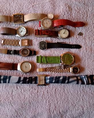 Orologi lotto pz.11, solo in blocco, leggere info