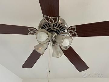 Lampadari con ventilatore