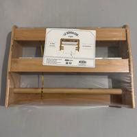 Portarotoli da cucina triplo bambù nuovo