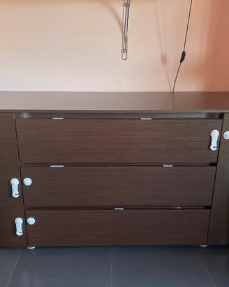 Cassettiera legno
