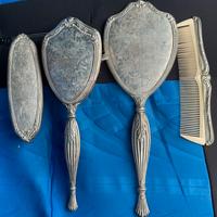 Set toilette vintage argento 800