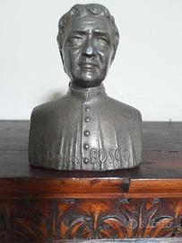 Vecchio piccolo Busto Don Bosco Joannes Giovanni