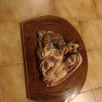 madonna con bambino camera da letto modernariato 