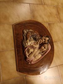 madonna con bambino camera da letto modernariato 