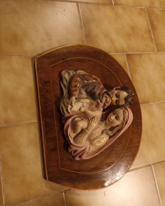 madonna con bambino camera da letto modernariato 