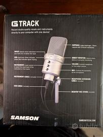 Microfono a condensatore USB  samson G-track 