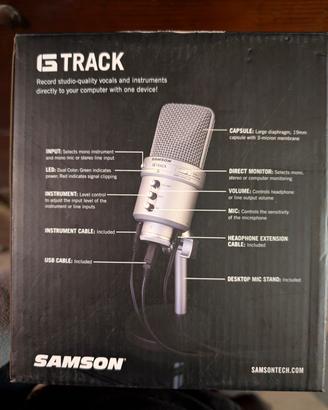 Microfono a condensatore USB  samson G-track 