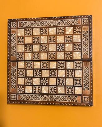 Backgammon vintage anni ’70/’80 stile damasceno